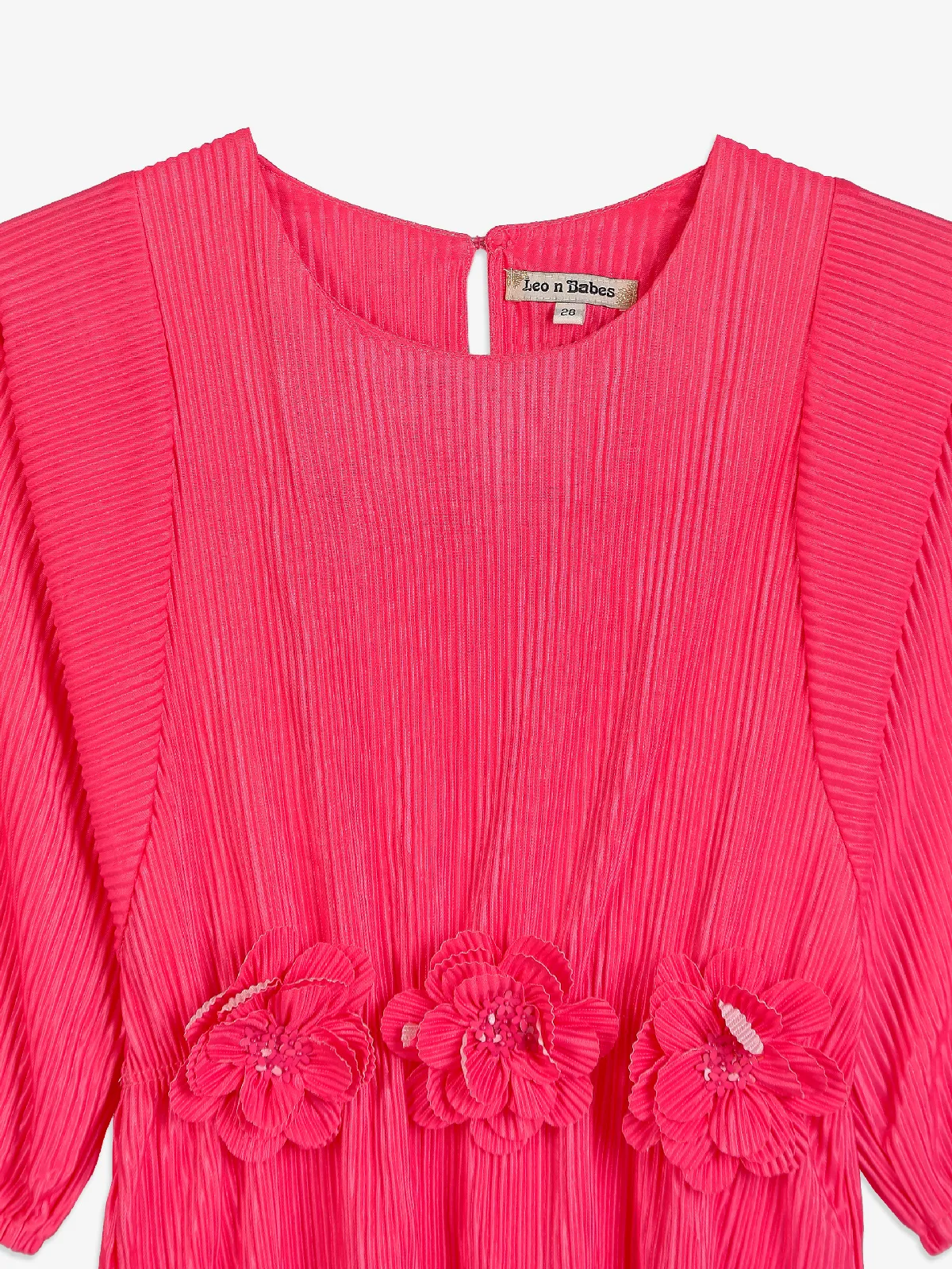 Leo n Babes dark pink lycra frock