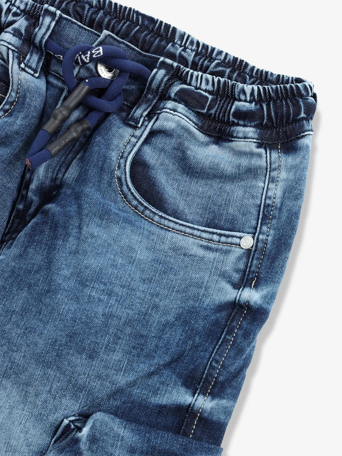 BAD BOYS blue washed cargo jeans