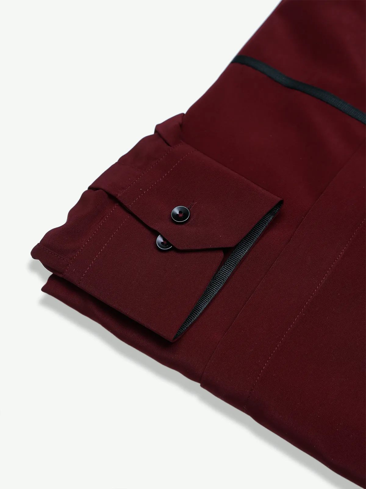 Albino maroon cotton shirt