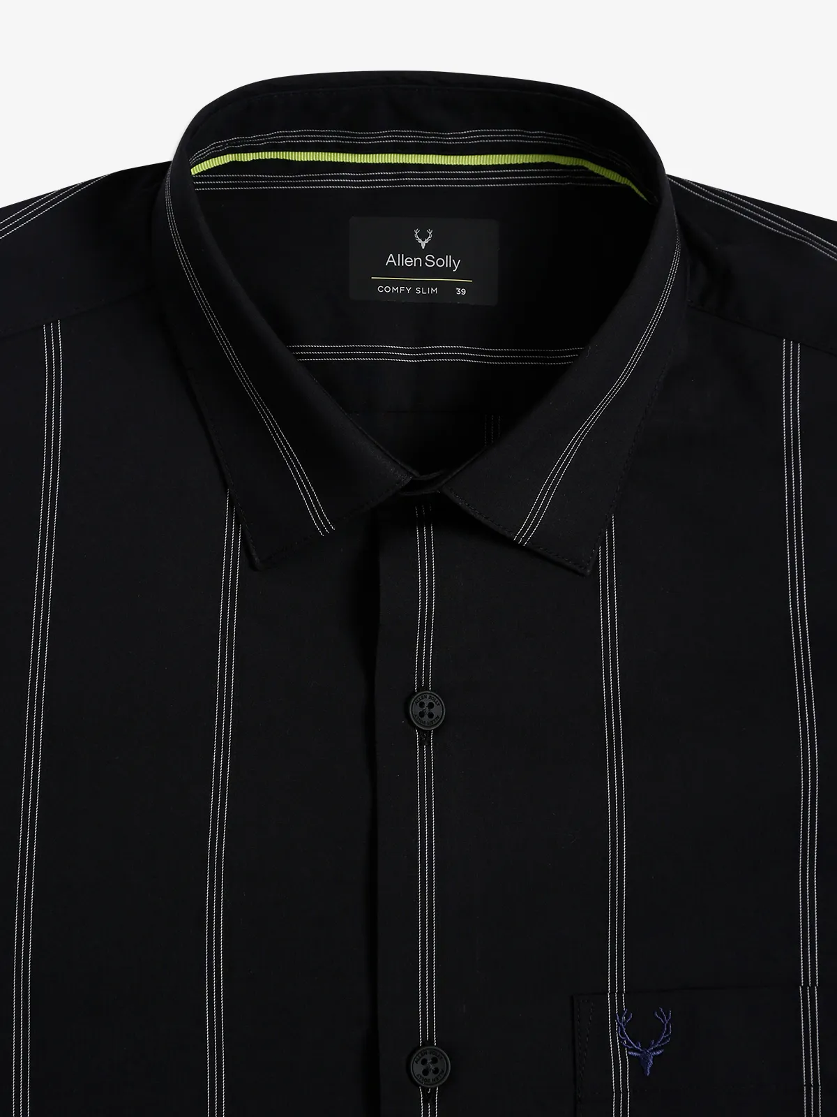 Allen Solly black stripe shirt