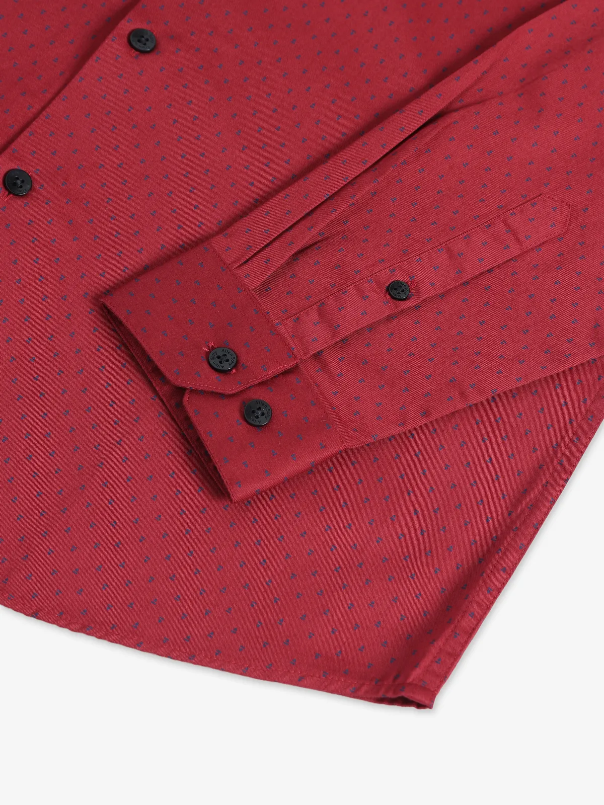 Allen Solly red printed shirt