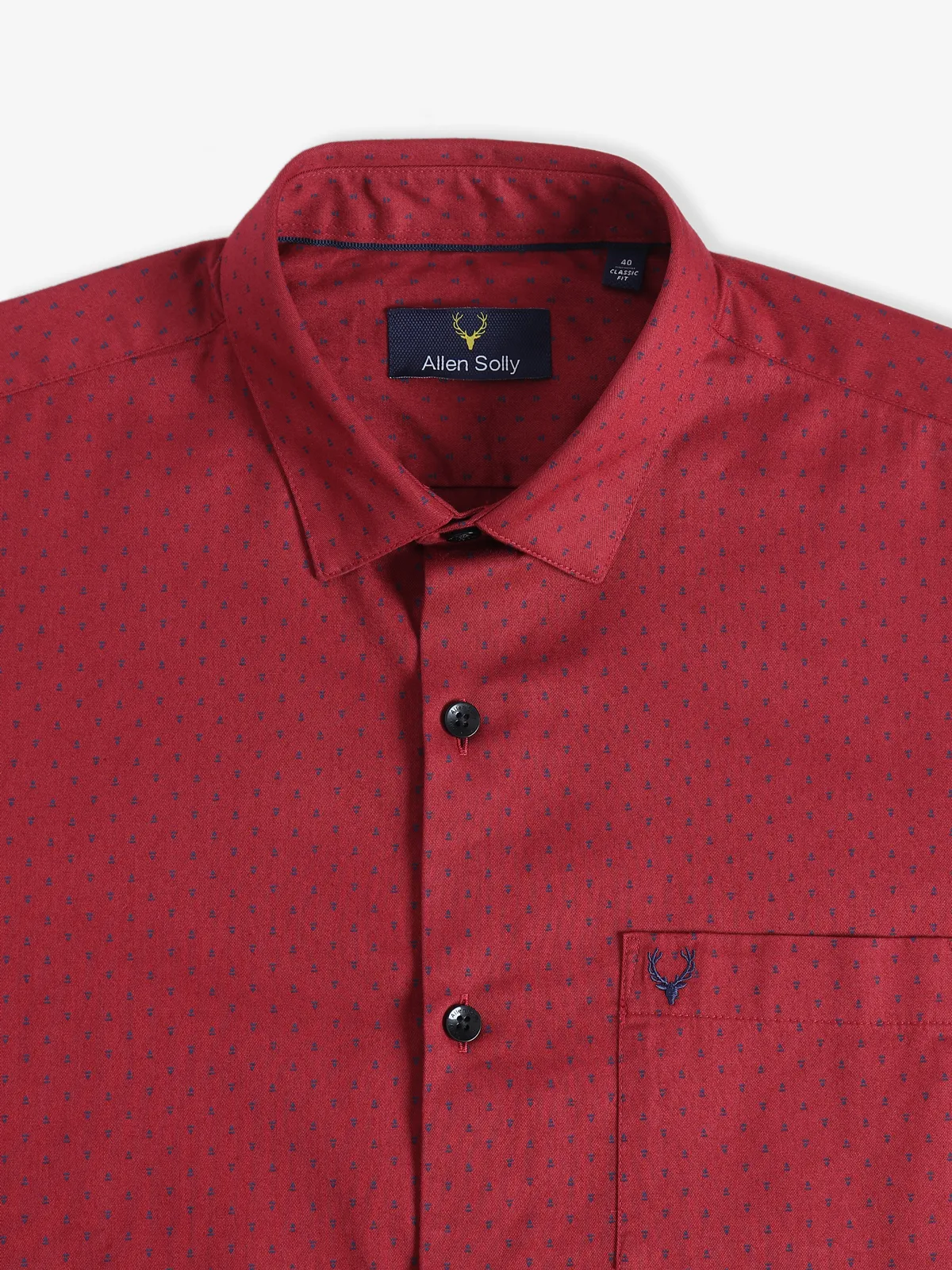 Allen Solly red printed shirt