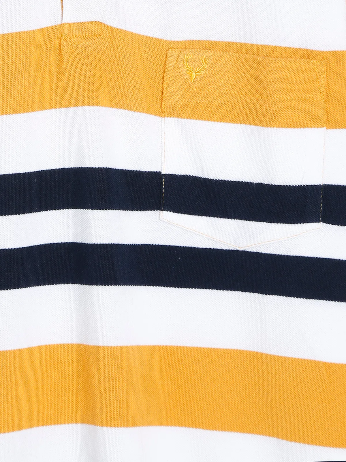 Allen Solly yellow stripe t shirt