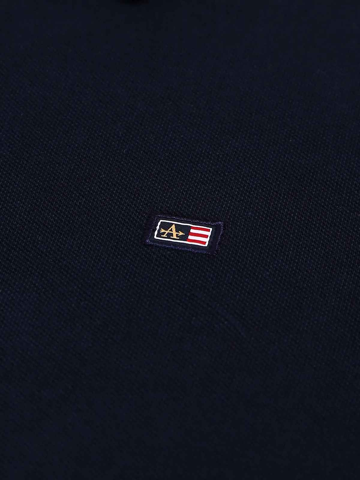 Arrow navy plain polo t shirt