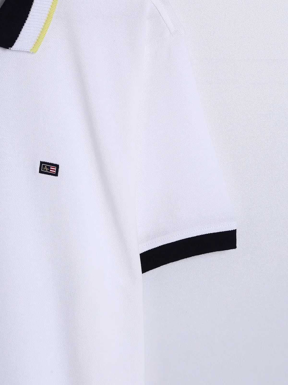 Arrow white polo t shirt in plain