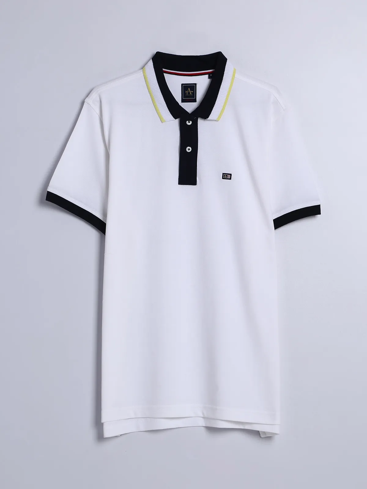 Arrow white polo t shirt in plain
