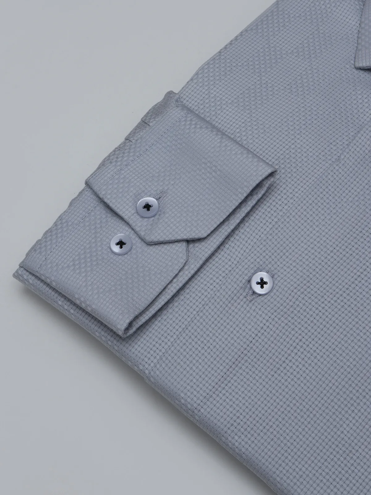 Avega light grey cotton shirt