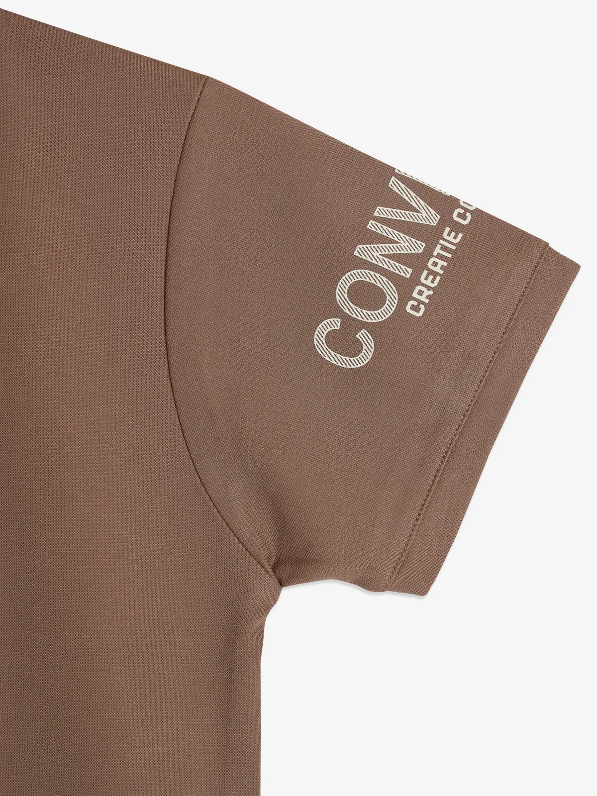 BAMBINI printed brown cotton t-shirt