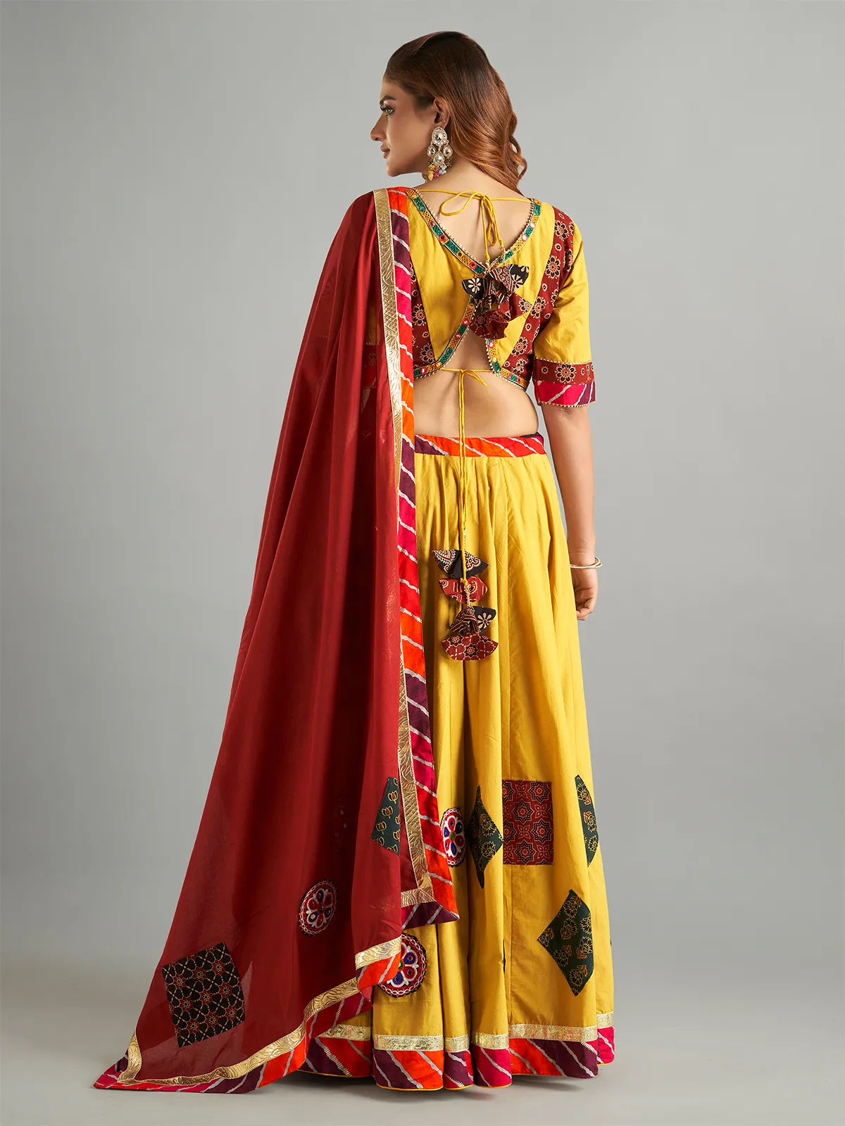 Beautiful musterd yellow chaniya choli