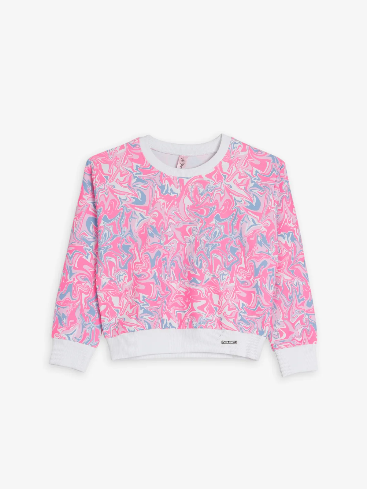 Bee&Honey cotton baby pink sweatshirt