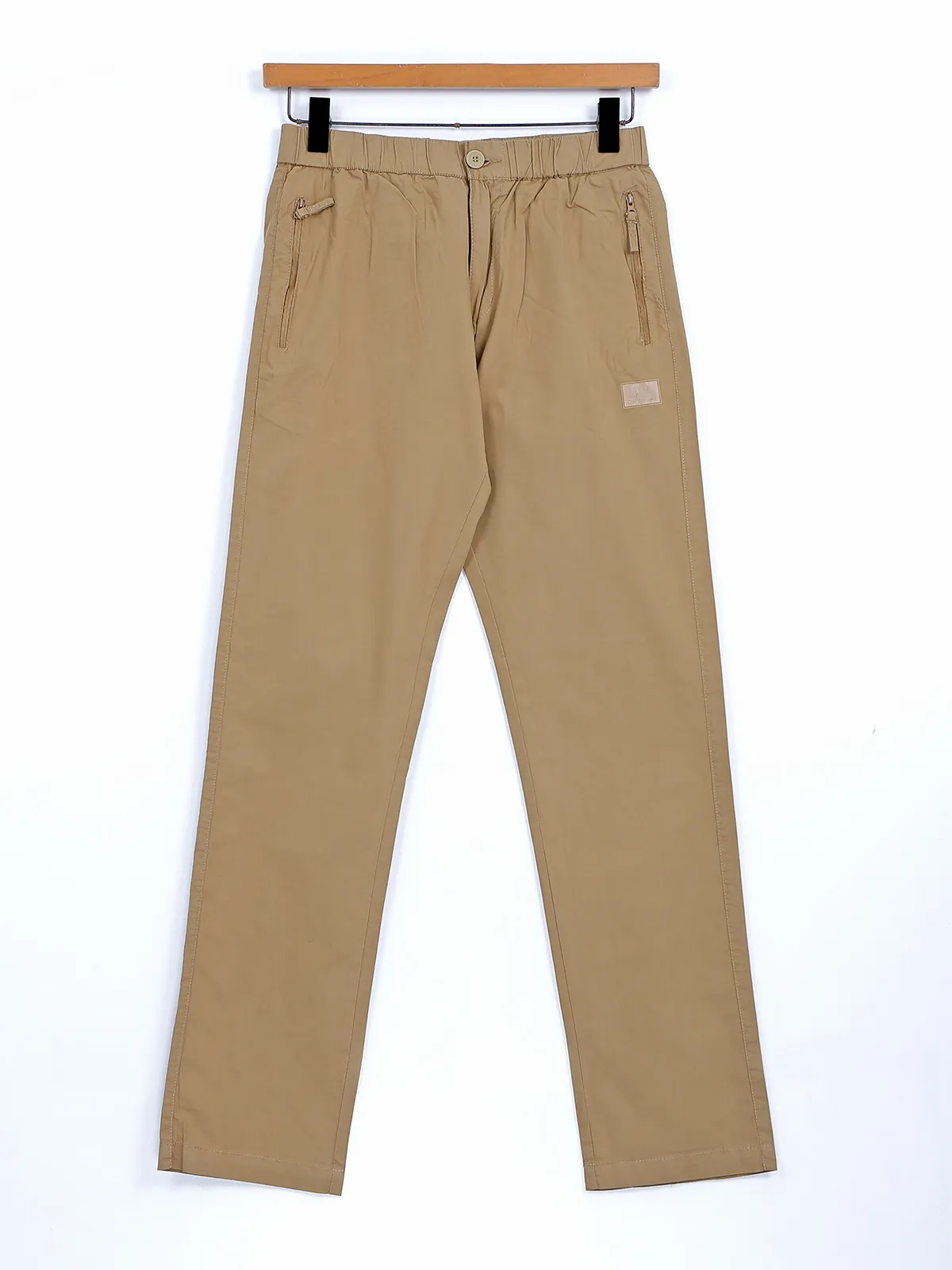 Beevee khaki cotton track pant