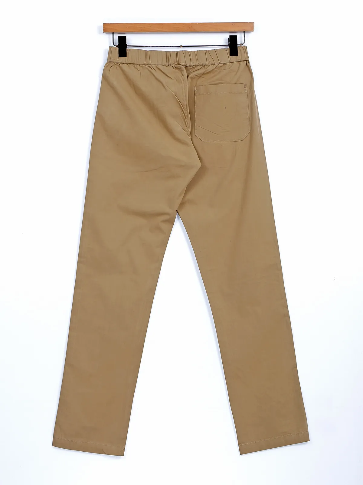 Beevee khaki cotton track pant