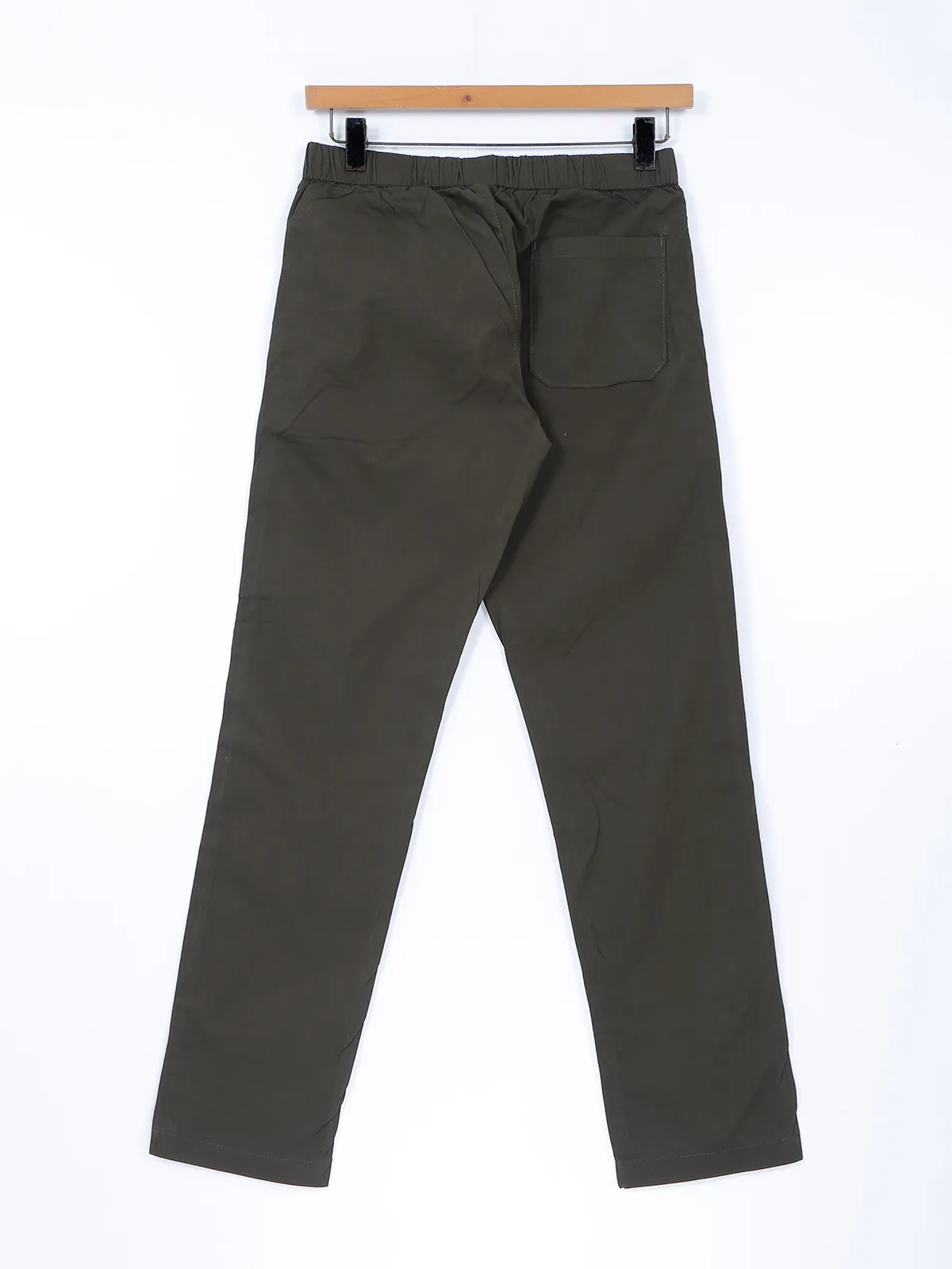 Beevee olive cotton track pant