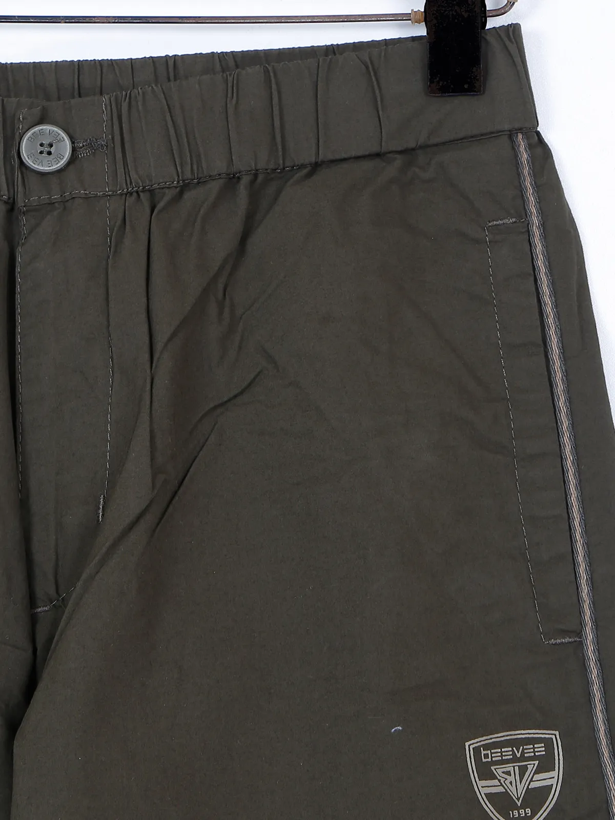 Beevee olive cotton track pant