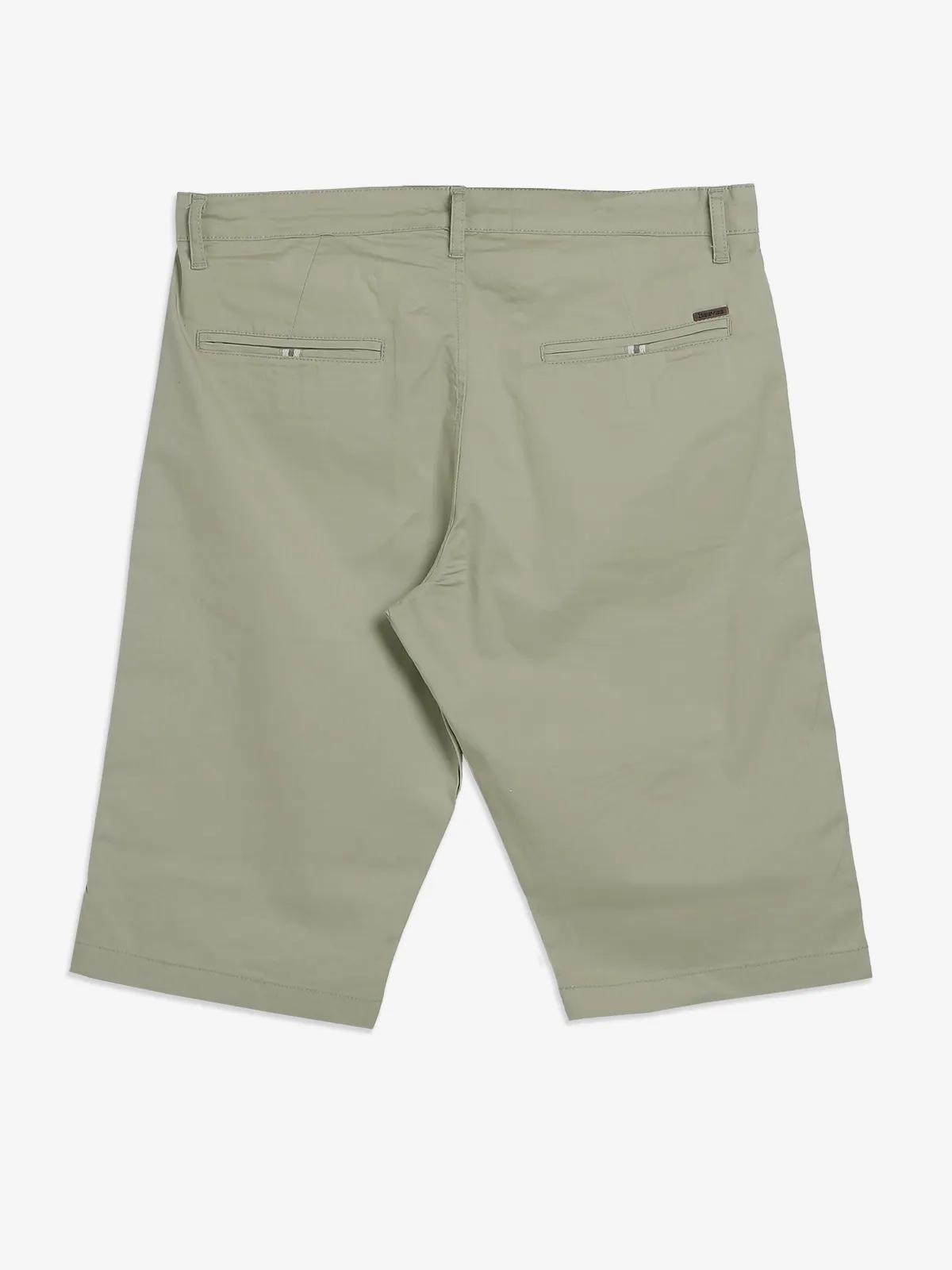 Beevee sage green solid shorts