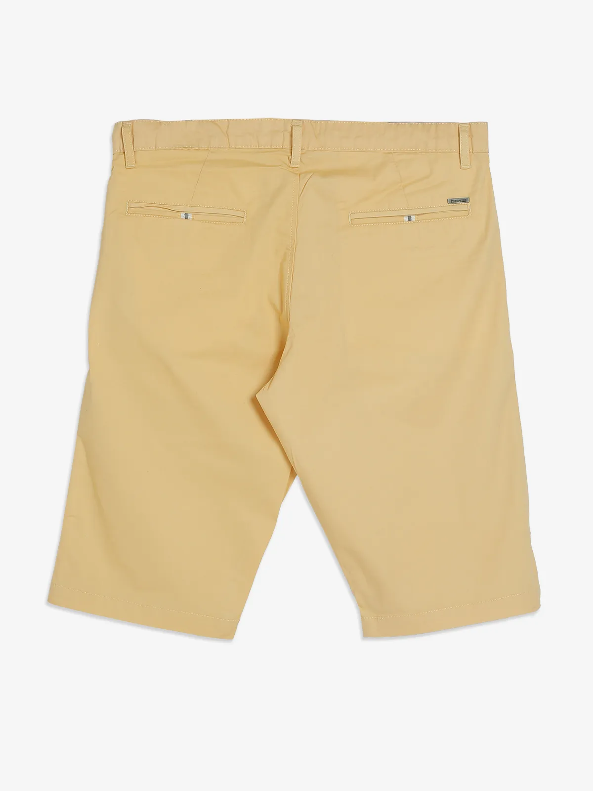 BEEVEE yellow solid shorts