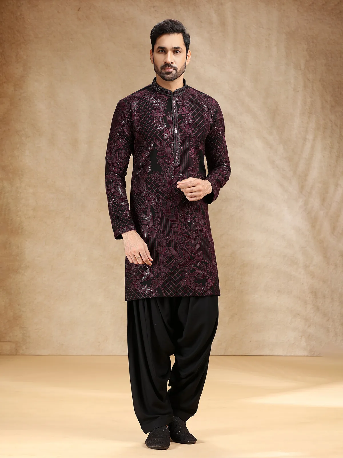 Black Salwar Suit Buy Black Suit Online Black Salwar Black Suit Online Shopping Salwar Suit Trendy Plain Black  Kurti Designs Buy Art Silk