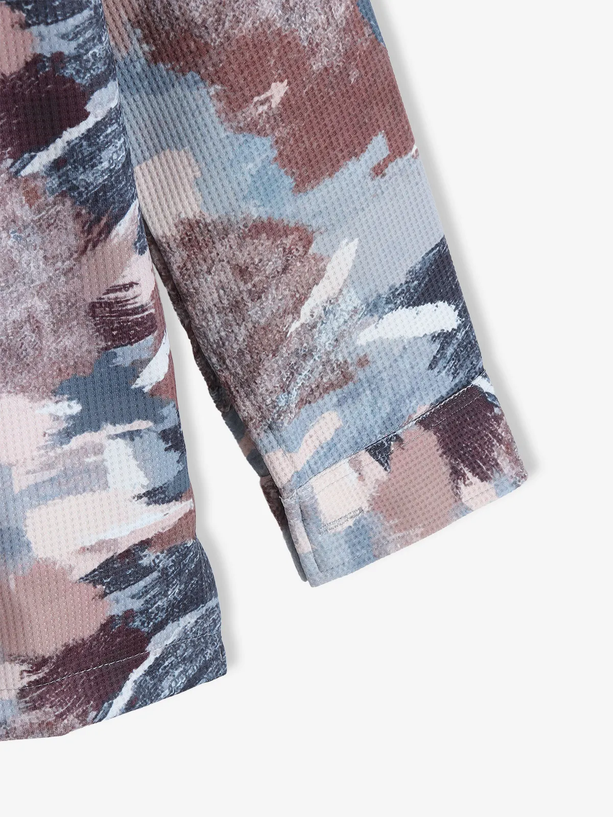 BLAZO cotton brown printed shirt