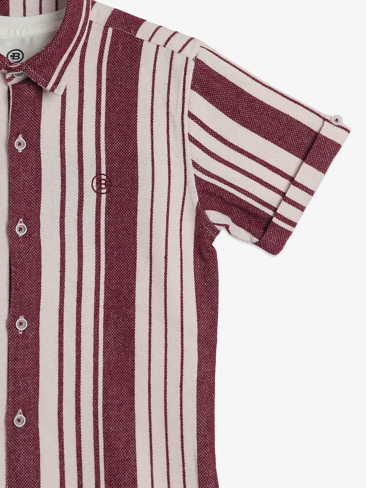 Blazo cotton maroon shirt