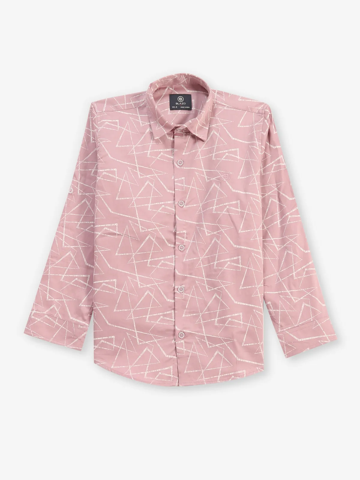 BLAZO onion pink cotton shirt