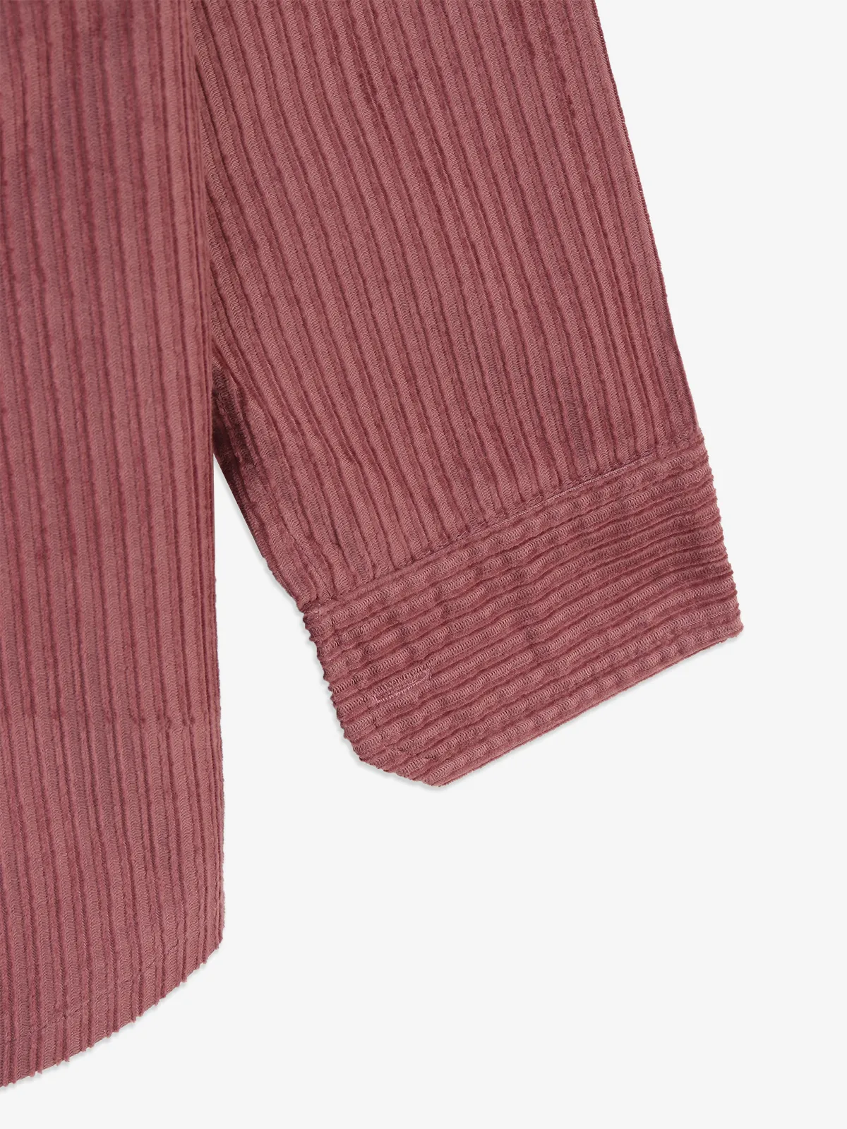 BLAZO onion pink cotton stripe shirt