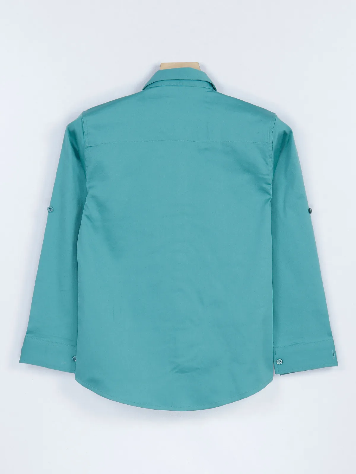 Blazo sea green cotton full sleeves shirt