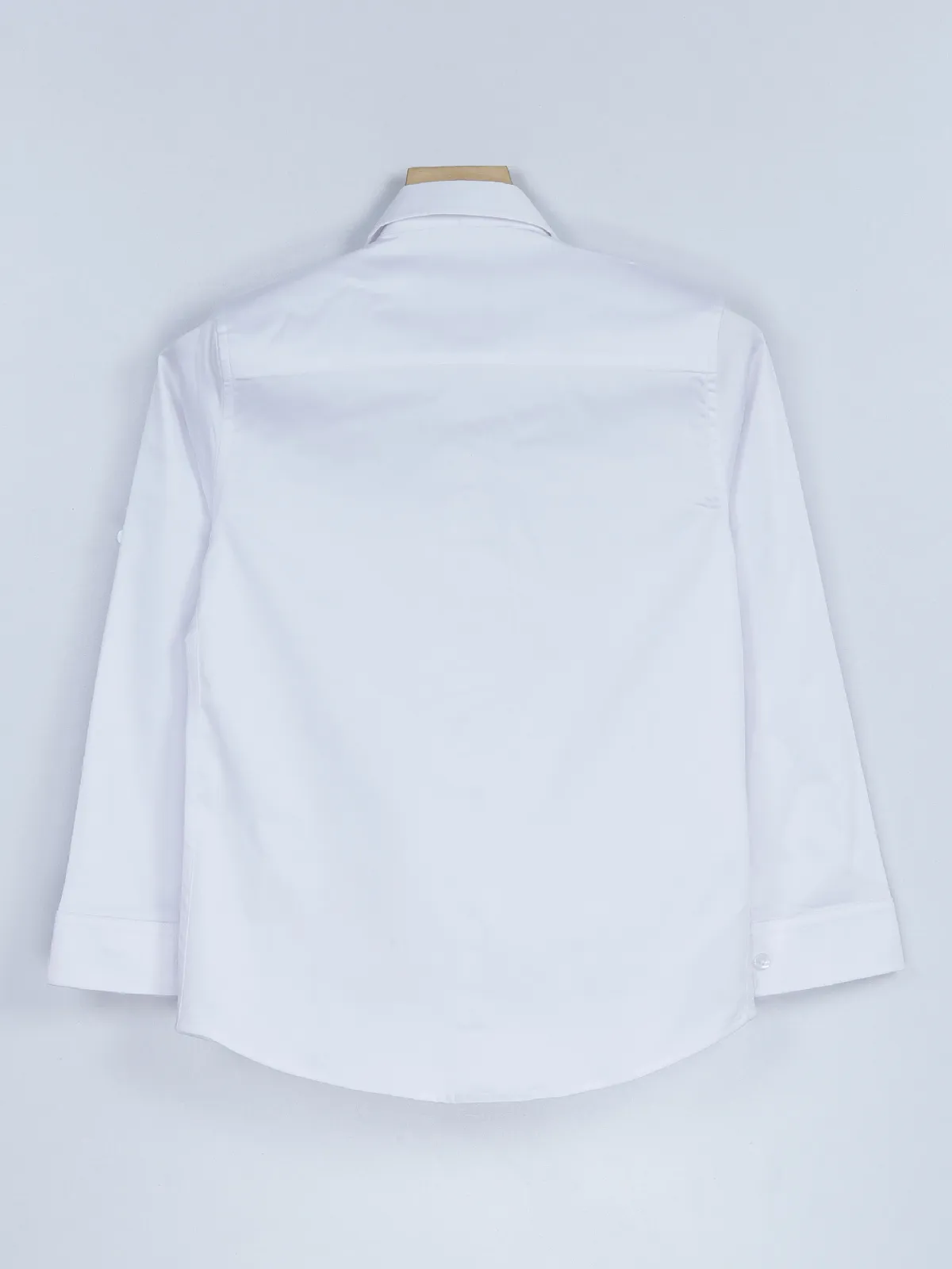 Blazo white cotton half sleeves shirt