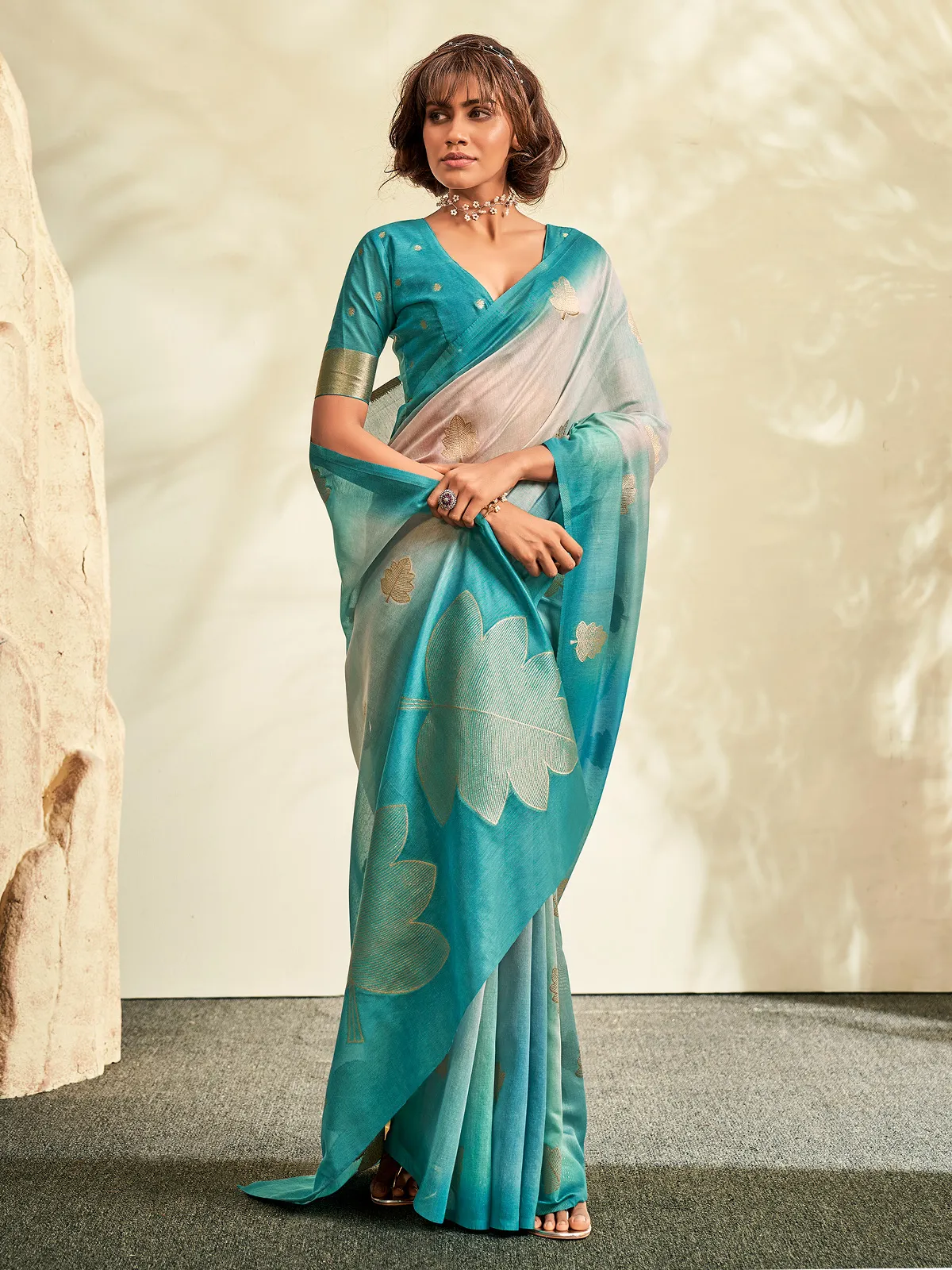 Khadi silk saree discount