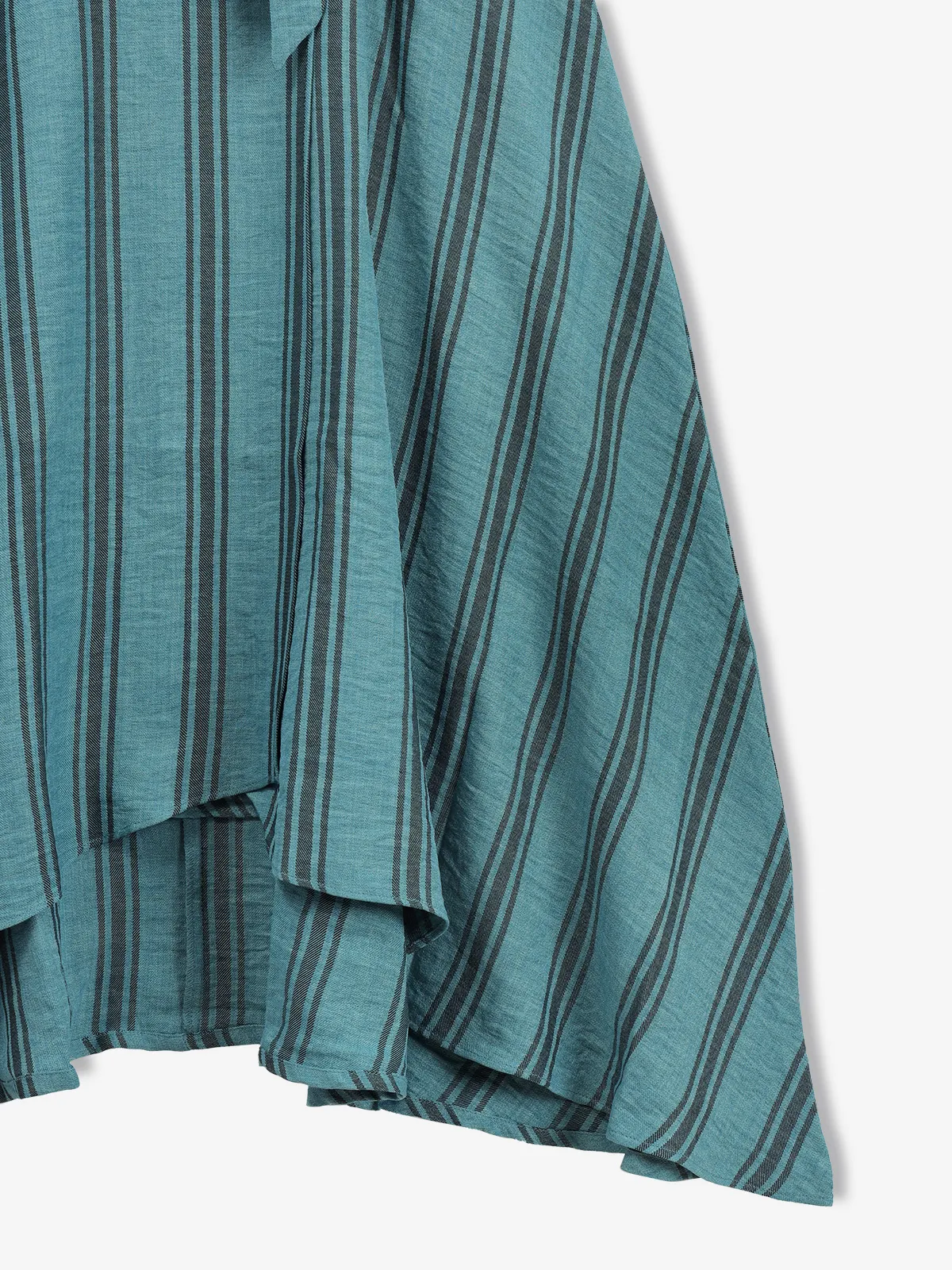 Blue stripe cotton dress