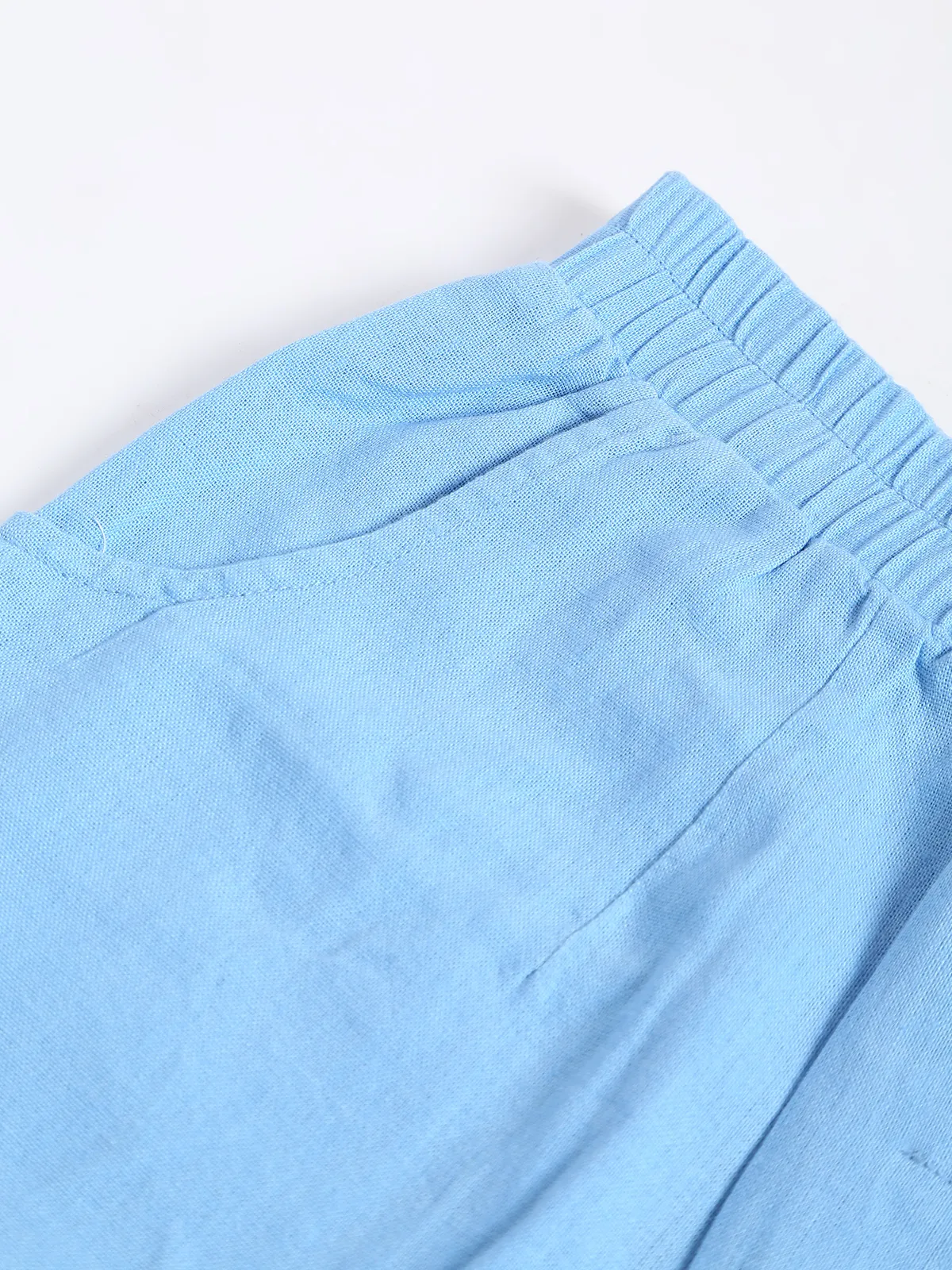 Boom blue cotton pant