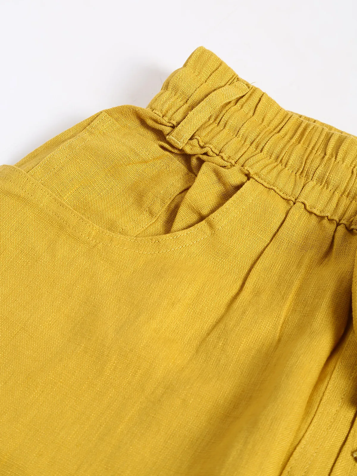 Boom mustard yellow cotton pant