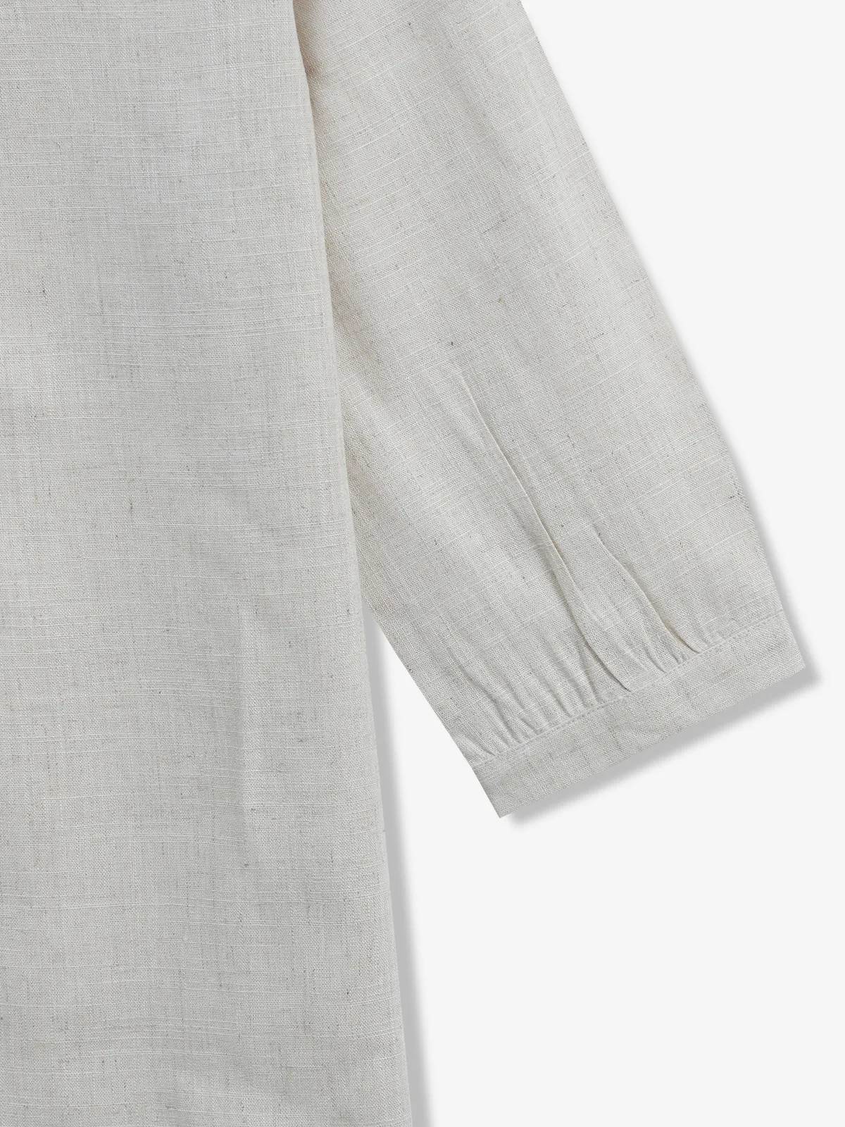 BOOM plain beige cotton top