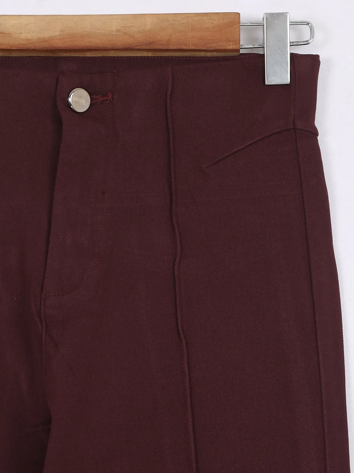 Boom wine formal pant in lycra