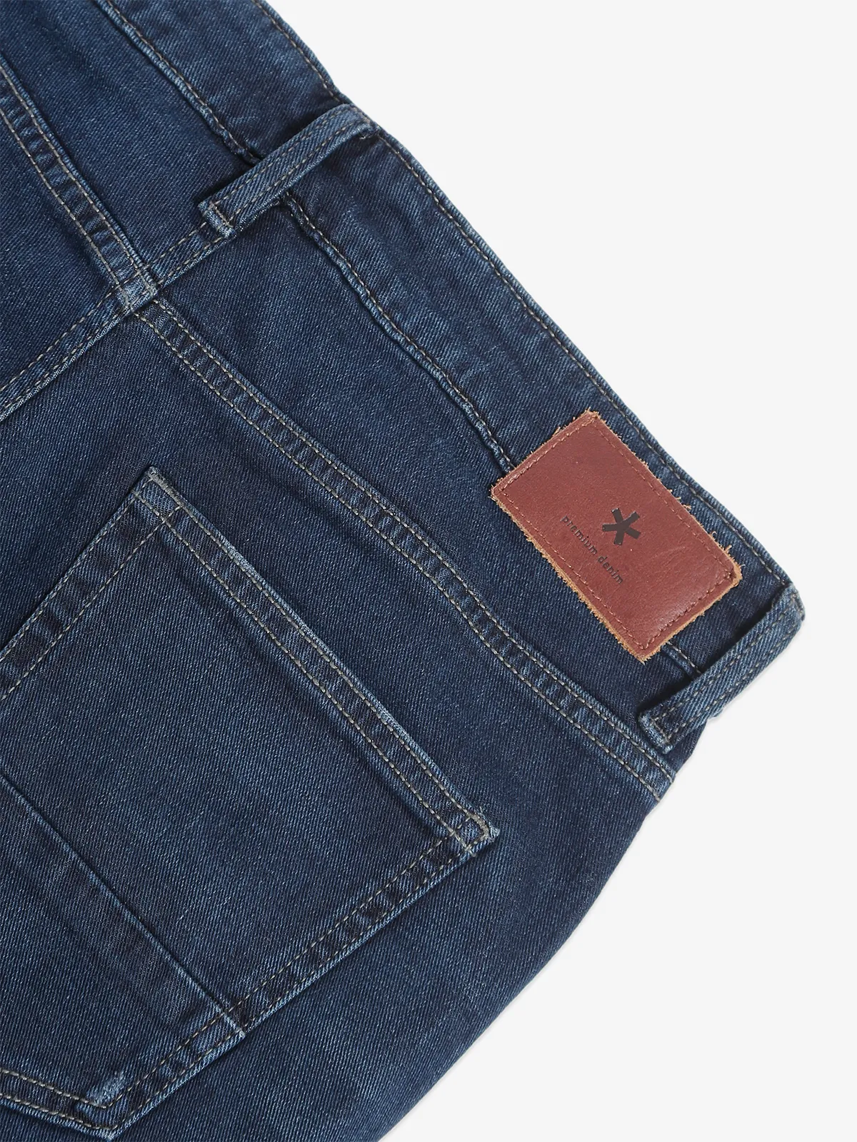 Celio dark blue washed jeans