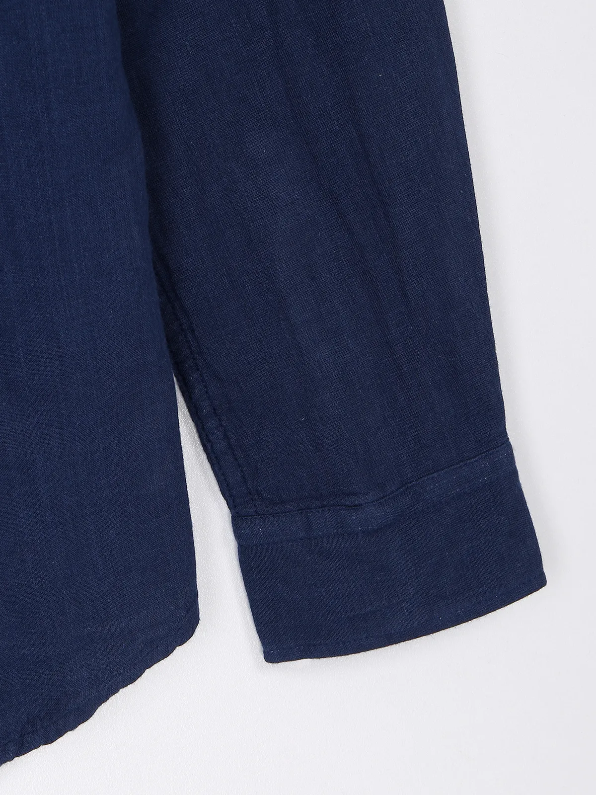 Celio indigo blue cotton casual shirt