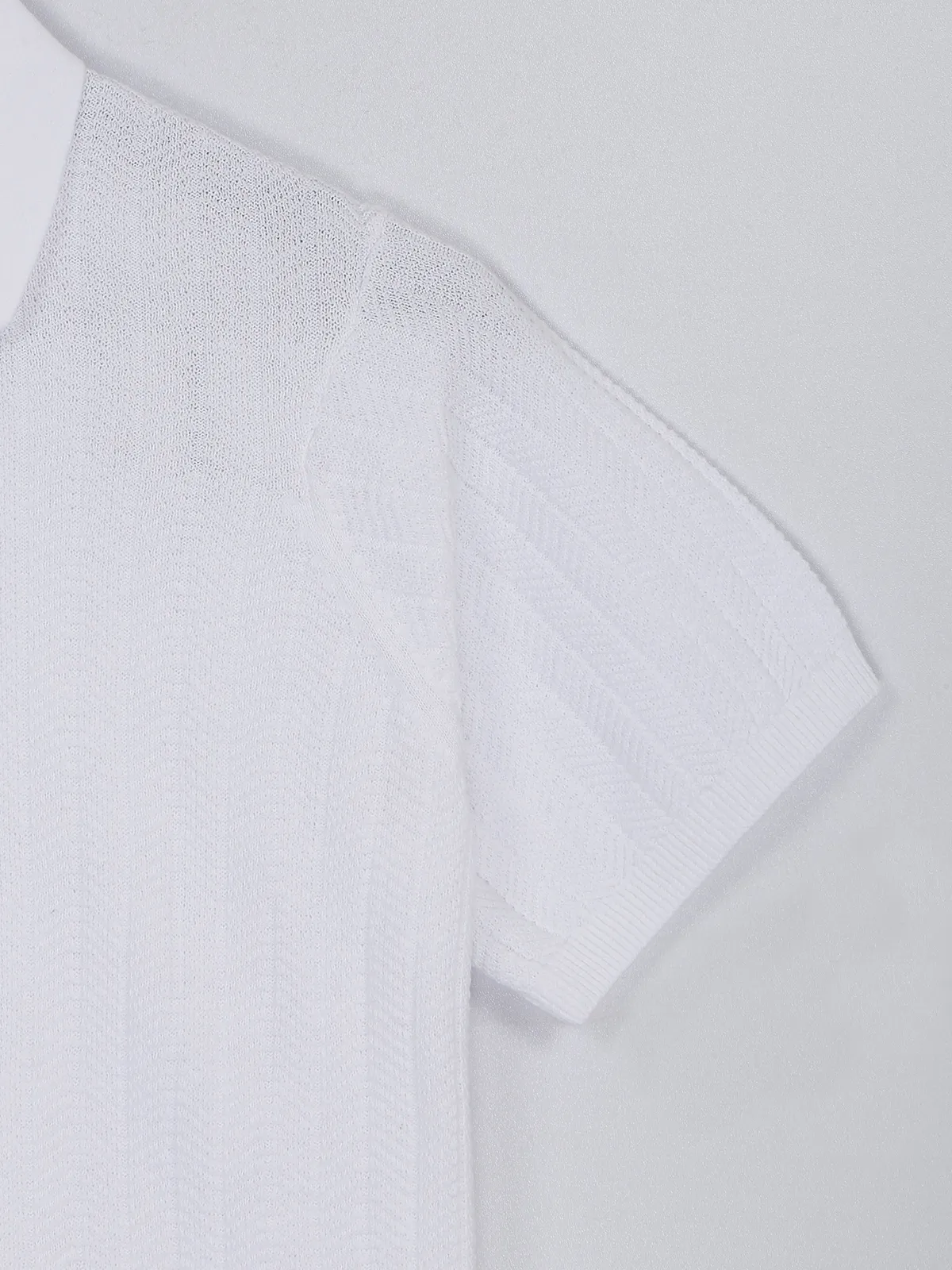 Celio knitted t shirt in white