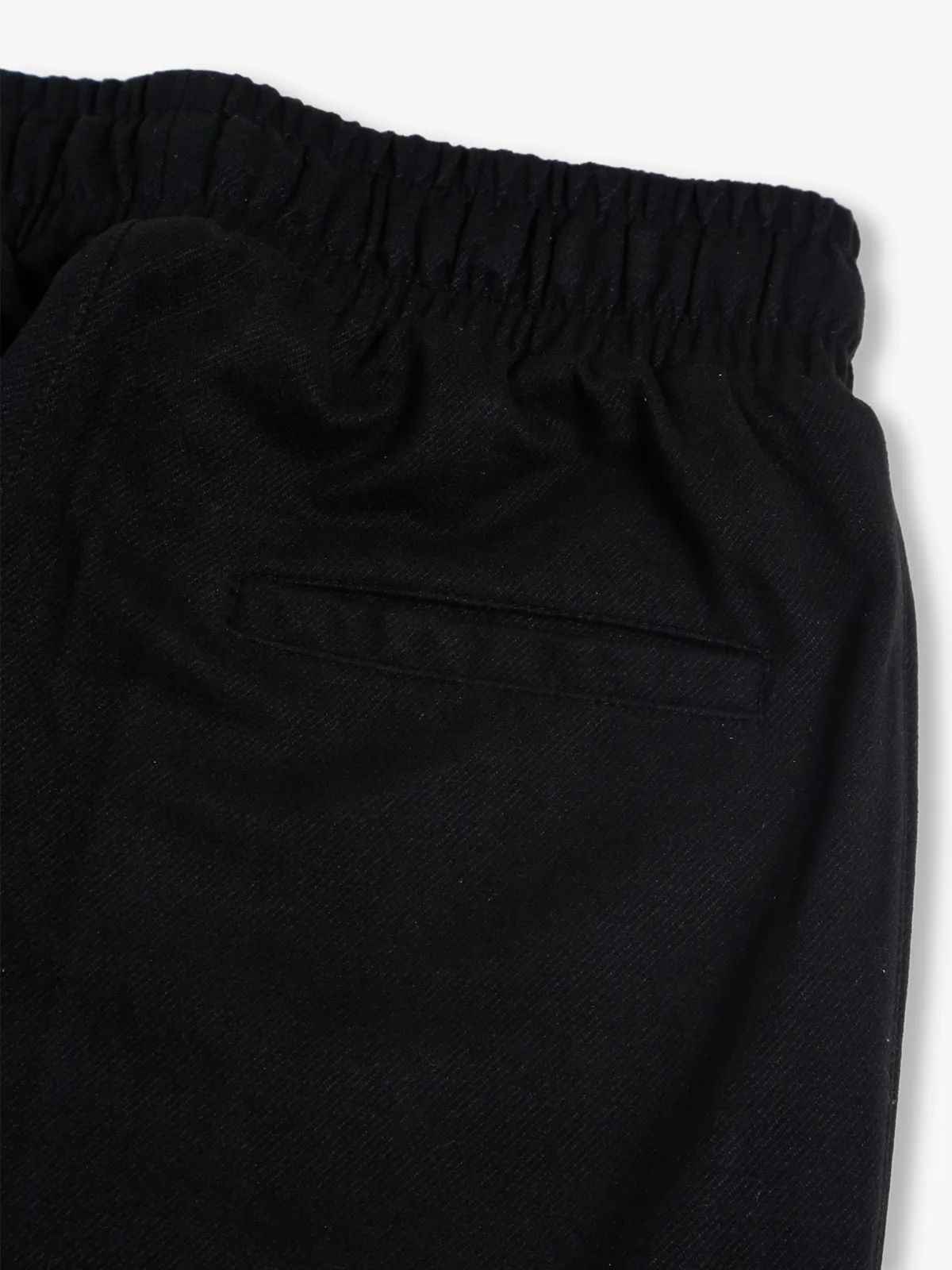 Chopstick cotton black track pant