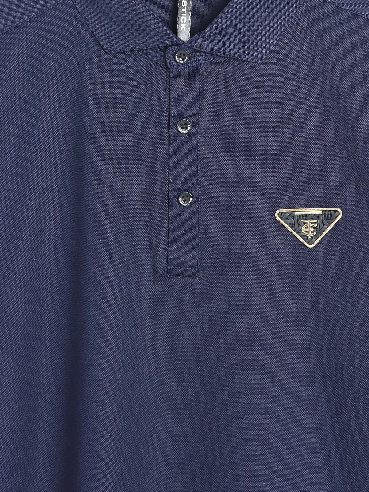 Chopstick cotton navy plian t-shirt