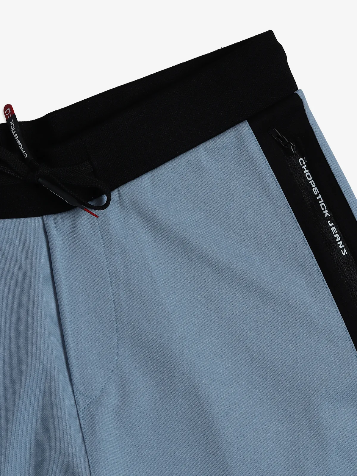 CHOPSTICK cotton plain blue shorts