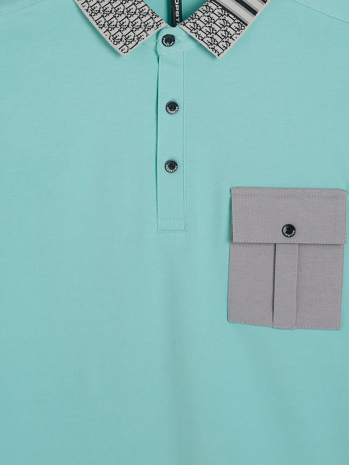 Chopstick plain mint green t-shirt