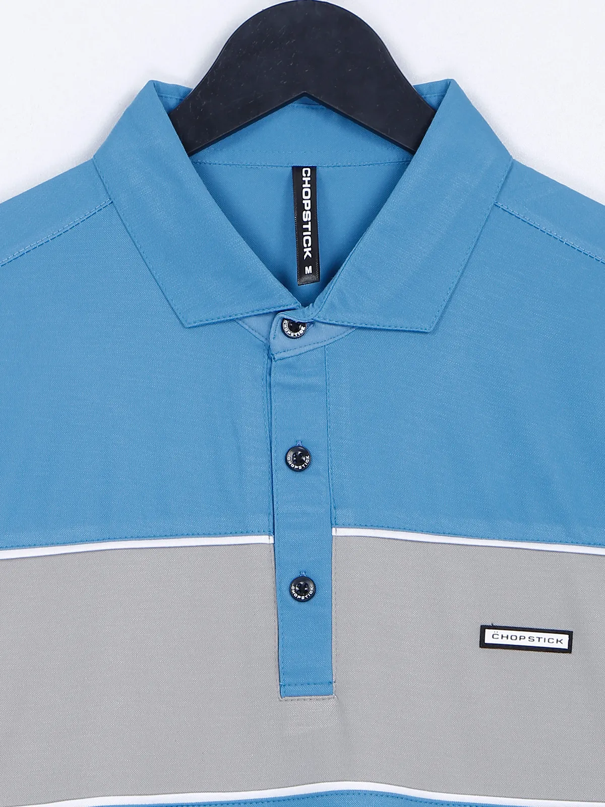 Chopstick plain t shirt in sky blue