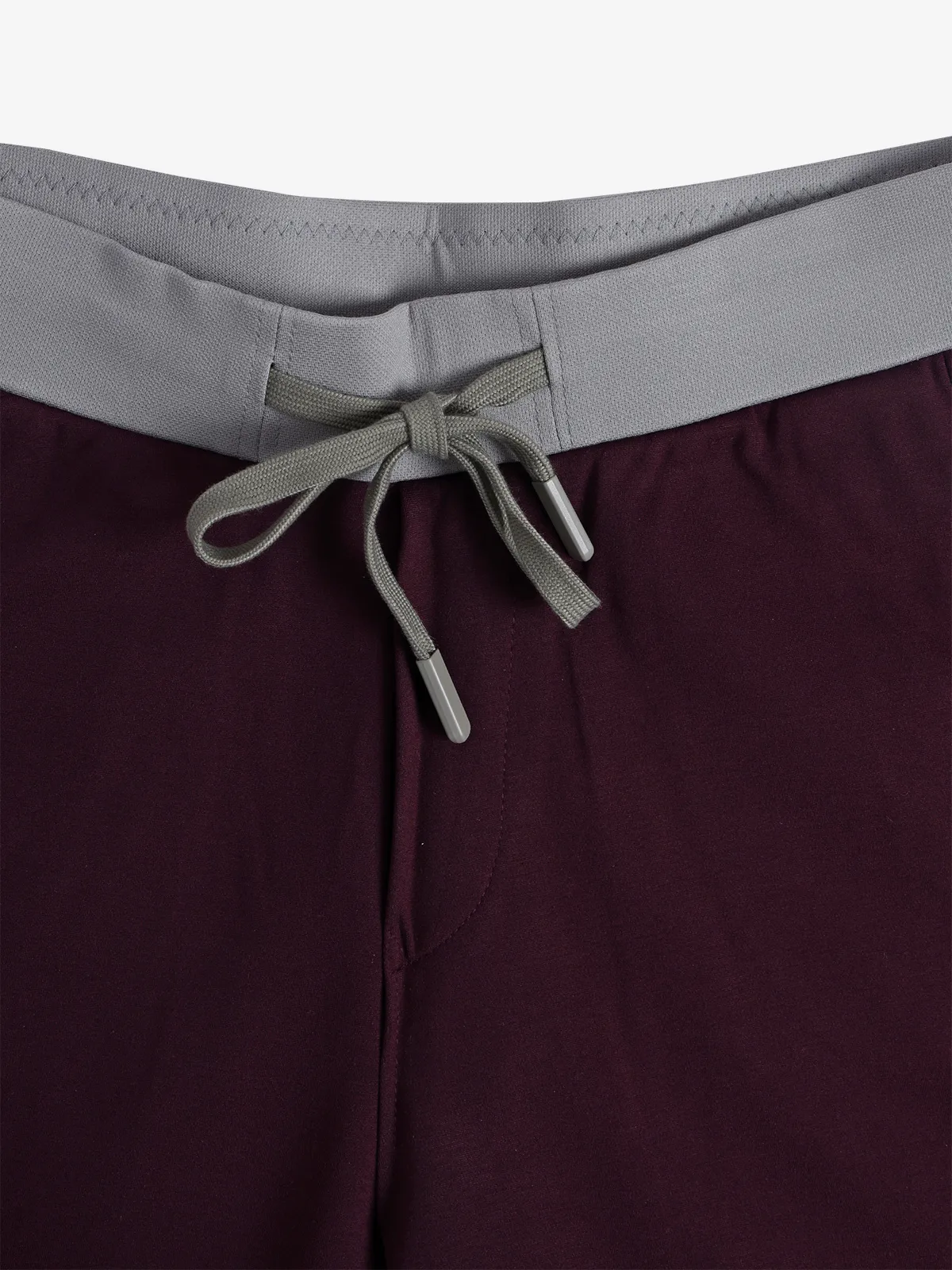 CHOPSTICK purple solid cotton shorts