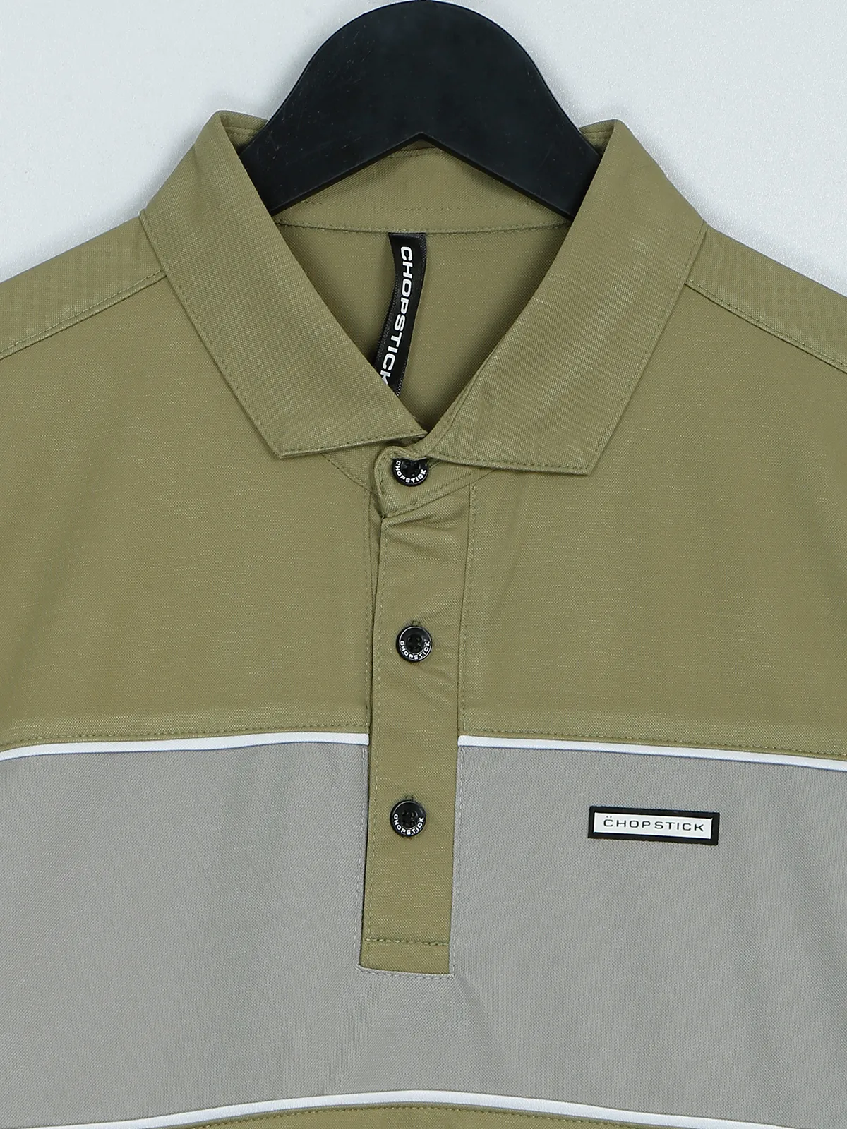 Chopstick slim fit olive t shirt