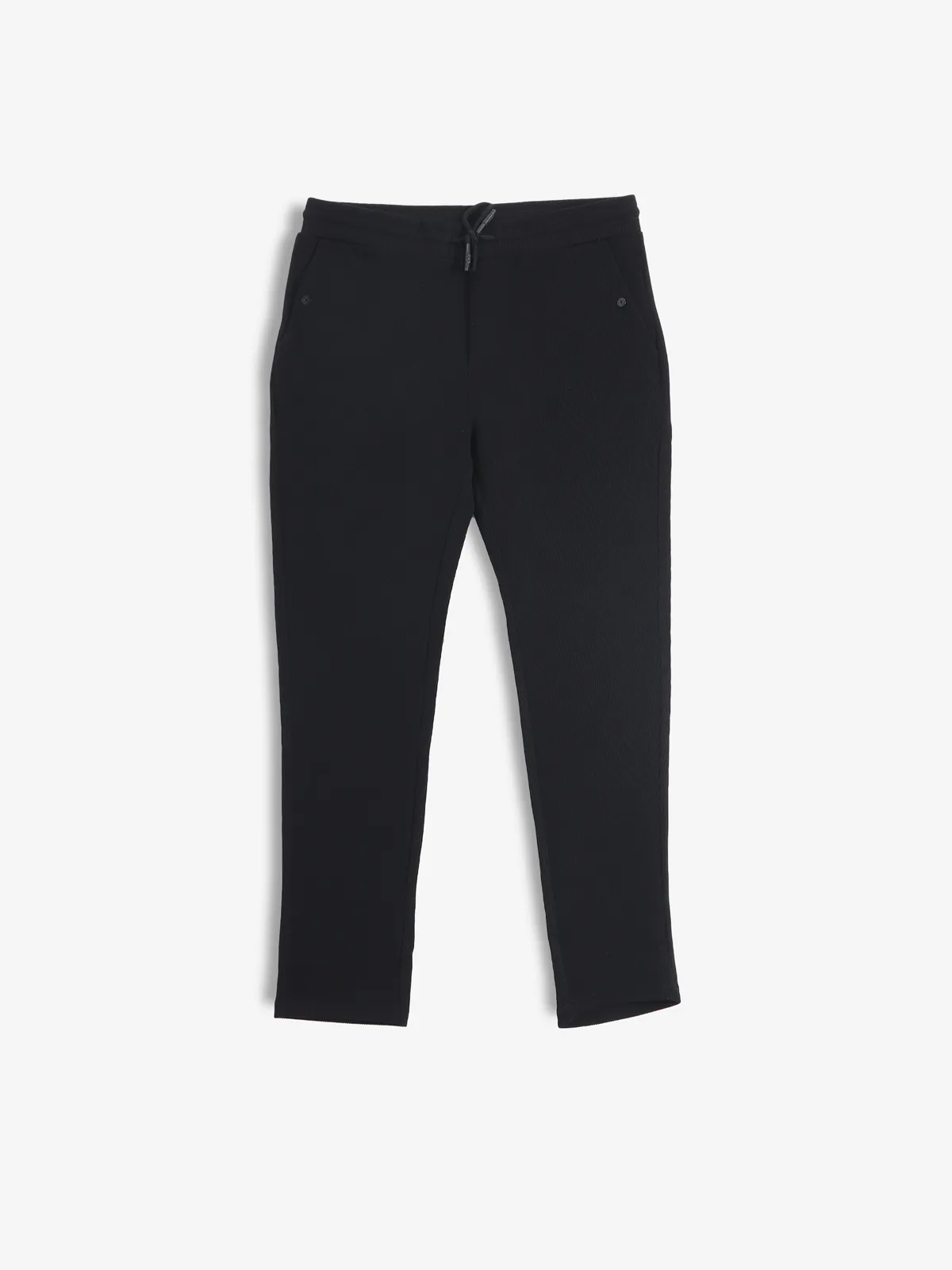 COOKYSS lycra black solid track pant