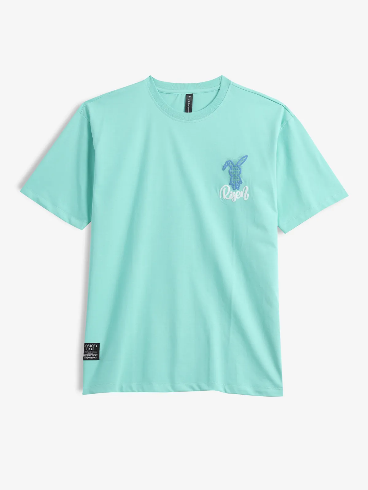 COOKYSS mint green round neck t-shirt