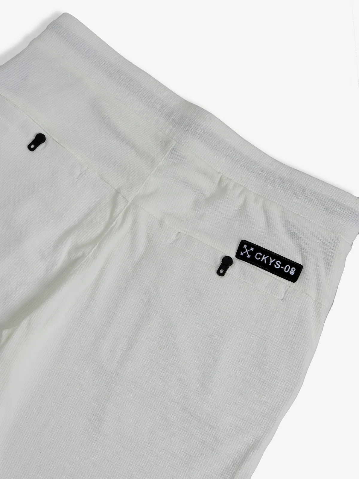 COOKYSS white solid cotton track pant