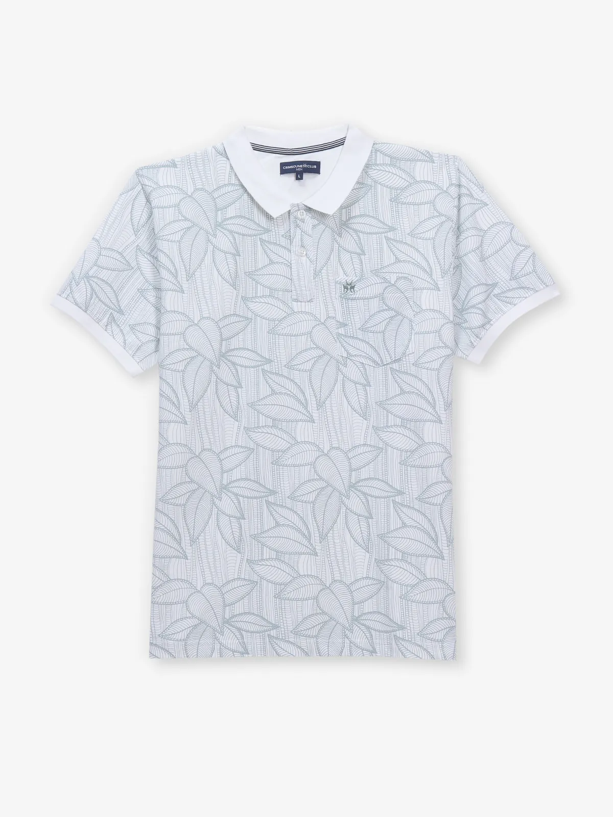CRIMSONE CLUB off white printed cotton t-shirt