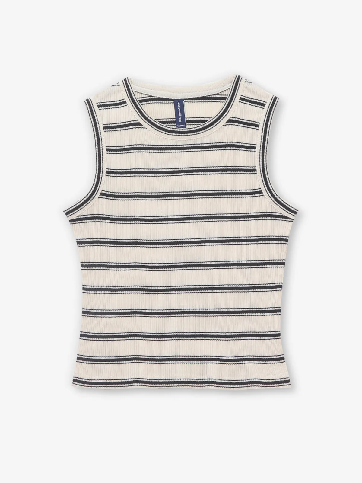 CRIMSOUNE CLUB beige knitted top