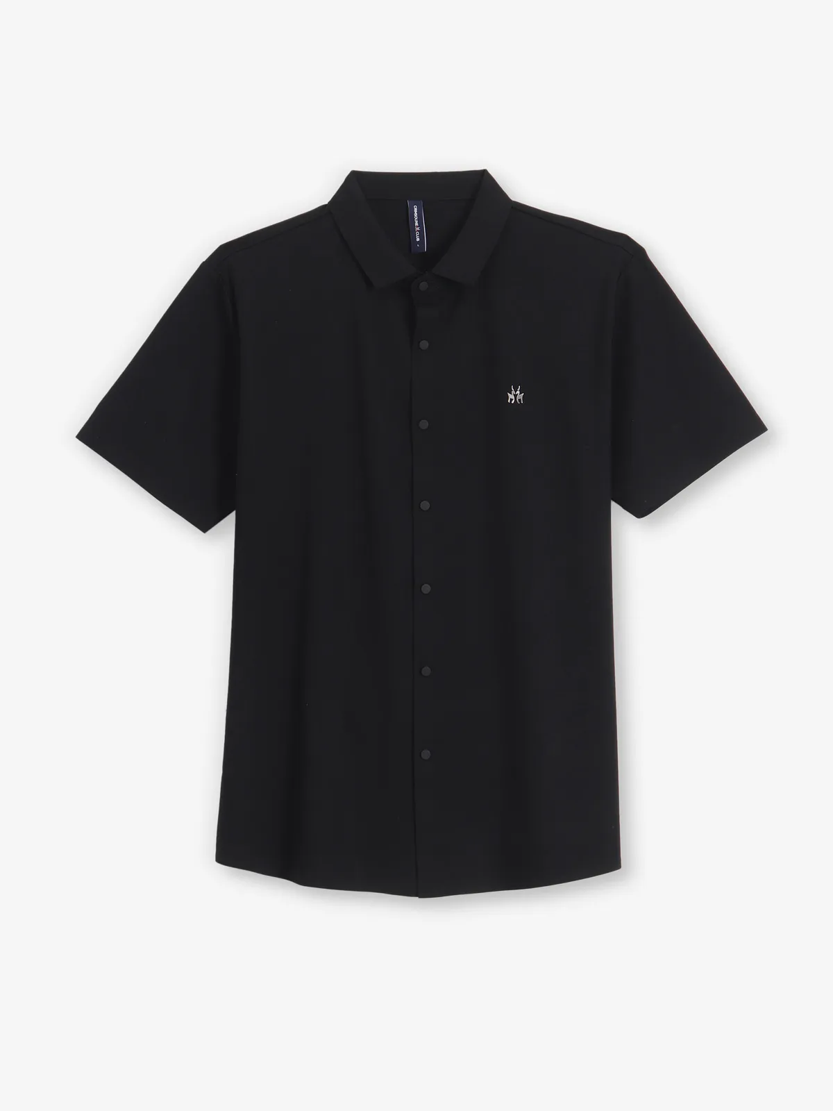 CRIMSOUNE CLUB black cotton shirt