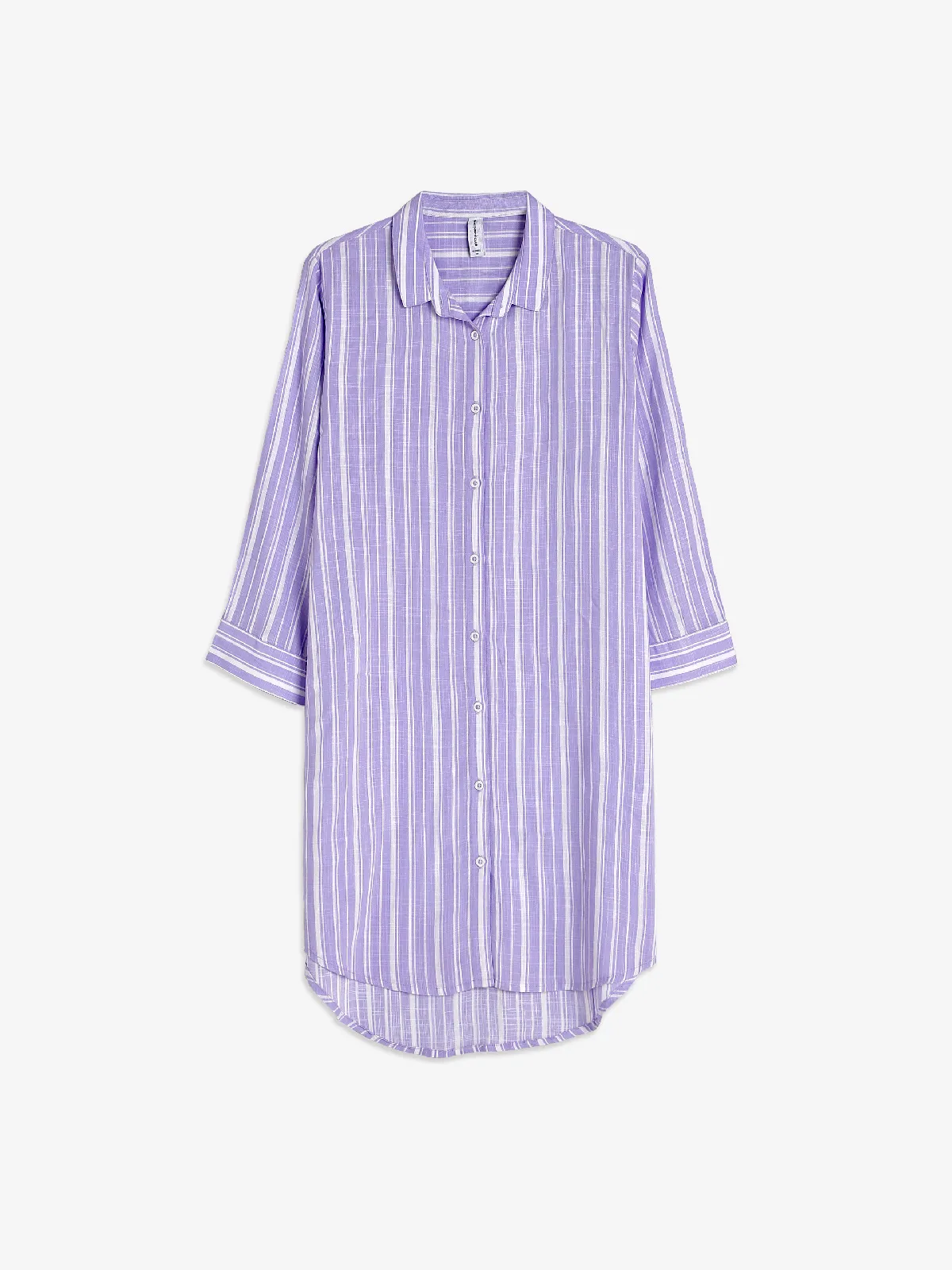 Crimsoune Club light purple stripe long shirt